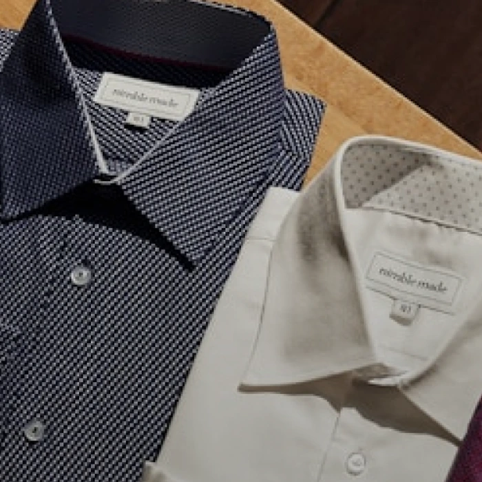 Mandarin Collar Shirt — White